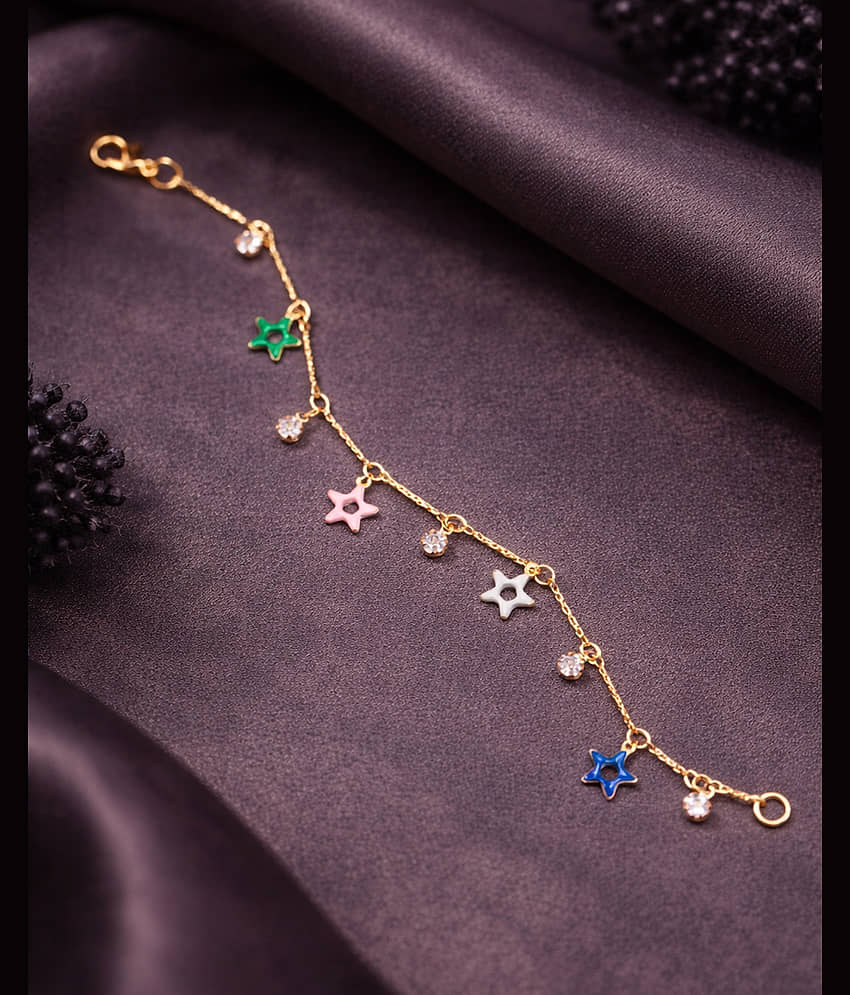 shankhraj mall Gold Bracelet ( Pack of 1 ) - Bangles & Bracelets | Buy online on ZillyBuy
