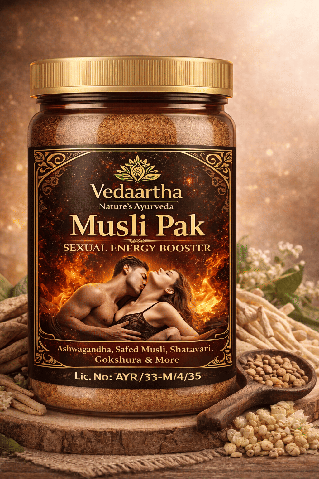 Ayurved Musli Pak Stamina Booster & Vitality Support Ayurvedic Herbal Powder 200g