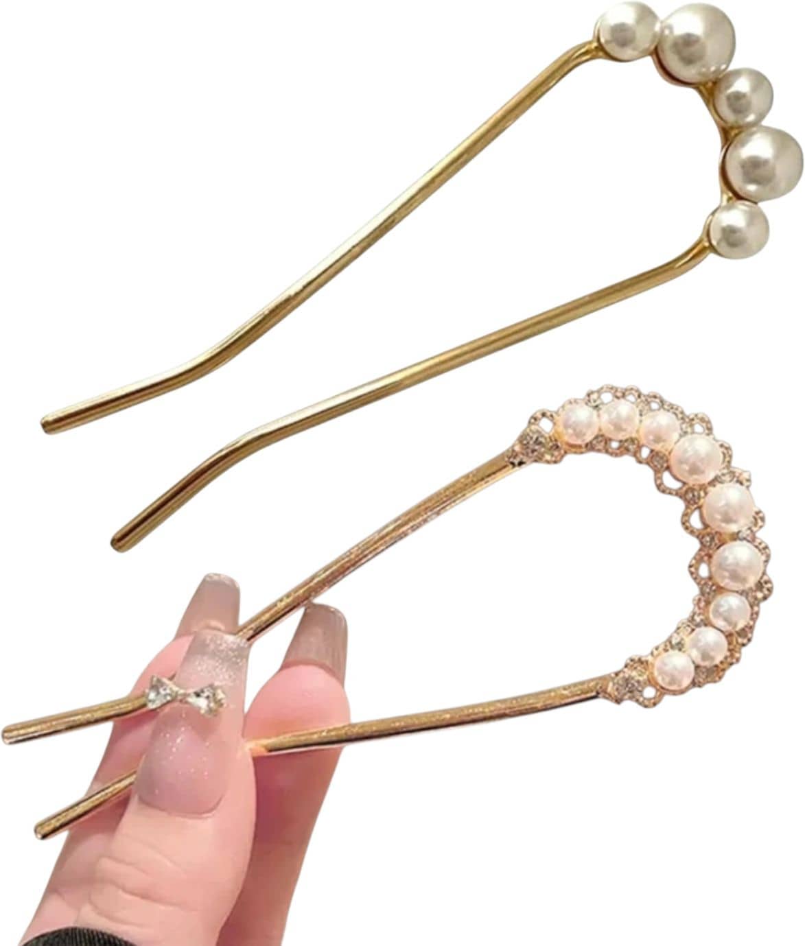 Blubby Gold Hair Sticks ( Pack of 2 ) - Jewellery Sets | Buy online on ZillyBuy