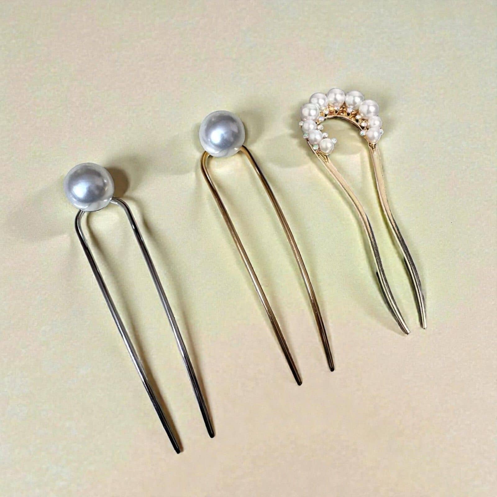 Blubby Multi Hair Sticks ( Pack of 3 ) - Jewellery Sets | Buy online on ZillyBuy