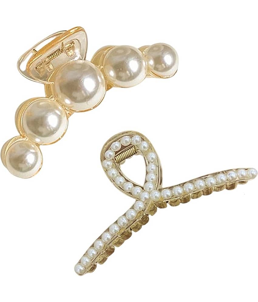 Blubby White Clutcher ( Pack of 2 ) - Jewellery Sets | Buy online on ZillyBuy