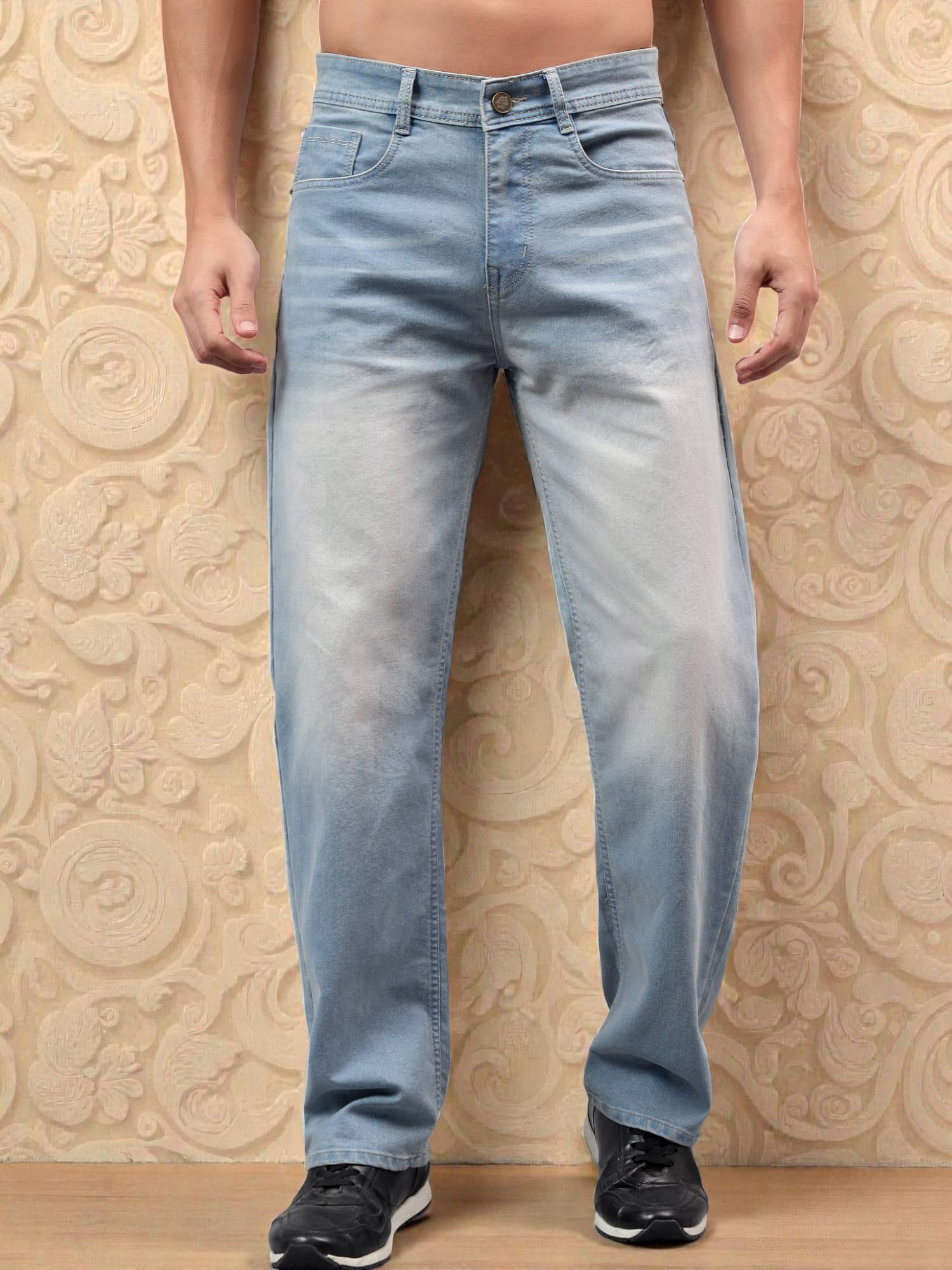 True Fades Clean Look Men's Jeans - Blue ( Pack of 1 ) - Jeans | Buy online on ZillyBuy