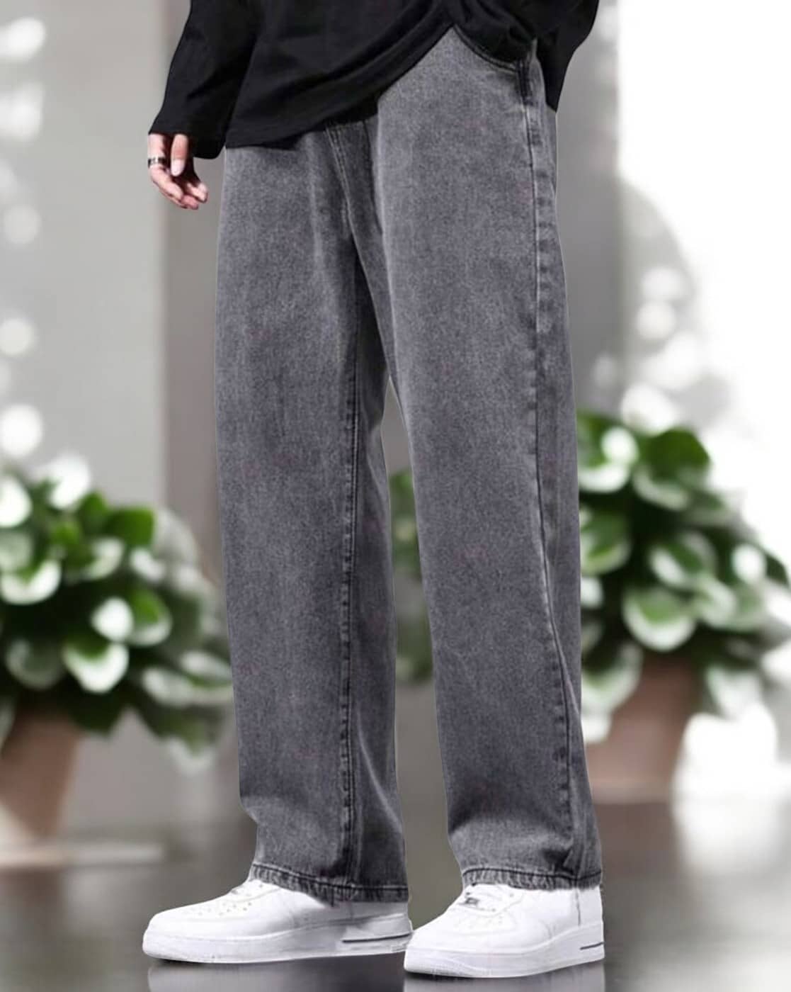 True Fades Clean Look Men's Jeans - Dark Grey ( Pack of 1 ) - Jeans | Buy online on ZillyBuy