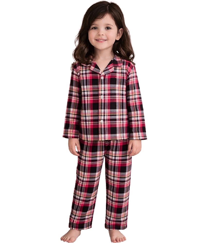 harshvardhanmart.com Pack of 1 Boys 100% Cotton Nightsuit Set ( Magenta ) - Nightwear & Loungewear | Buy online on ZillyBuy