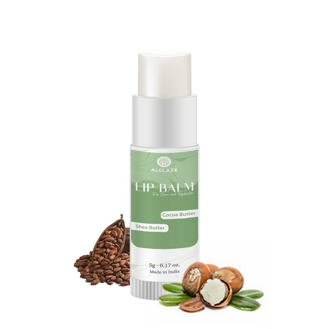 ALGLAZE White Natural Lip Balm ( Pack of 1 )