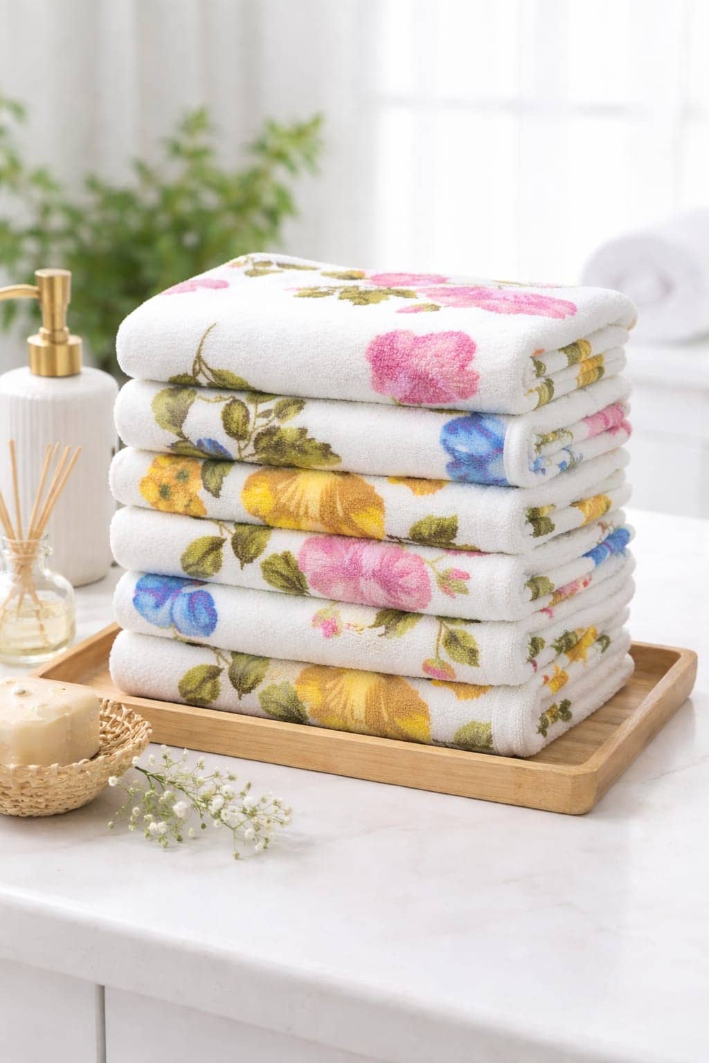 Satisfyn Pack of 6 Microfibre 451-500 -GSM Hand Towel ( Assorted ) - Towels | Buy online on ZillyBuy