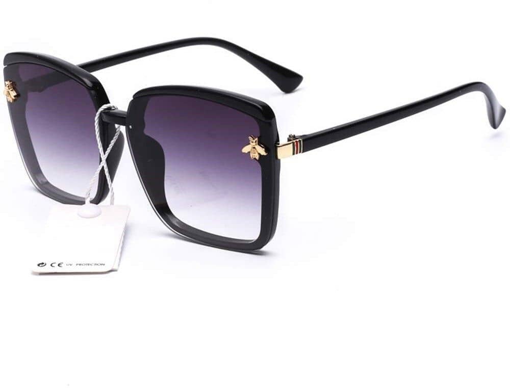 PIRASO Black Oversized Sunglasses ( Pack of 1 ) - Sunglasses | Buy online on ZillyBuy