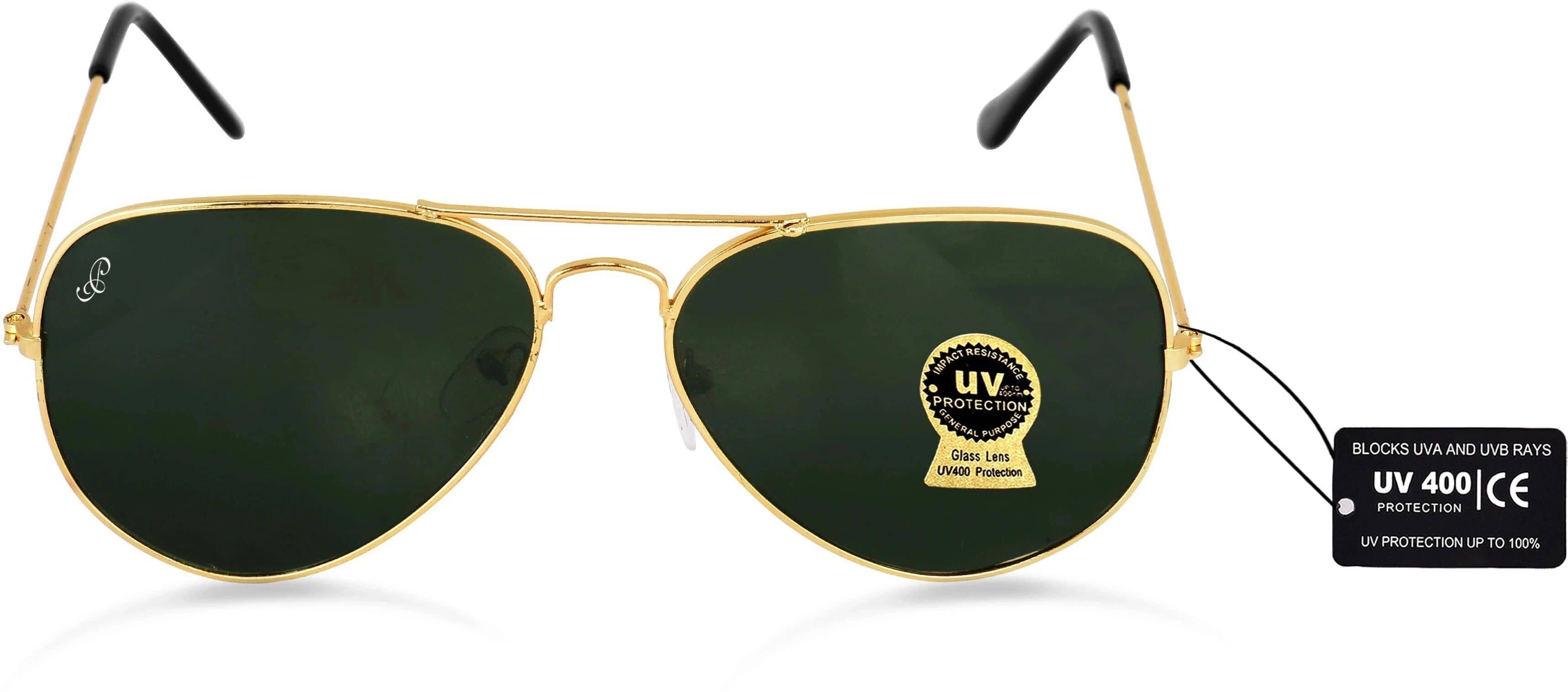 PIRASO Black Pilot Sunglasses ( Pack of 1 ) - Sunglasses | Buy online on ZillyBuy