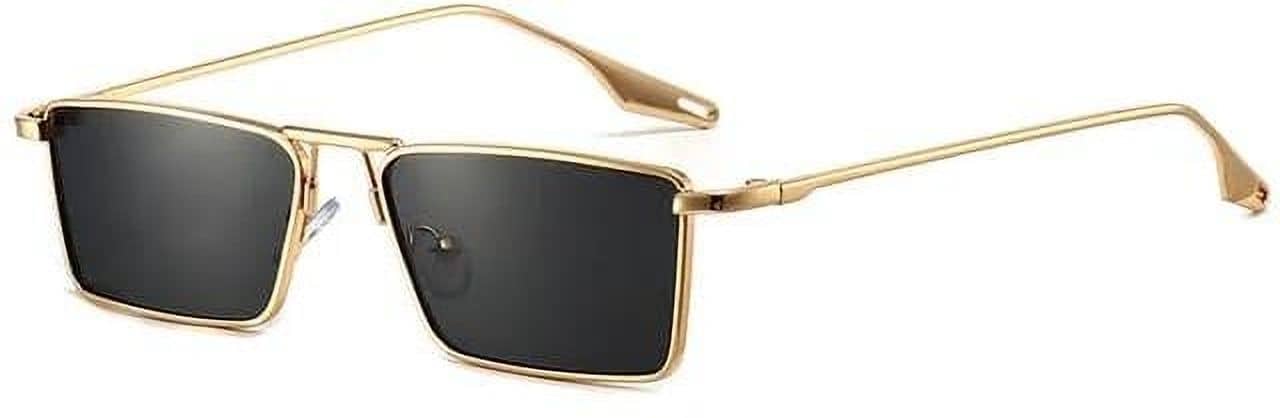 PIRASO Black Rectangular Sunglasses ( Pack of 1 ) - Sunglasses | Buy online on ZillyBuy