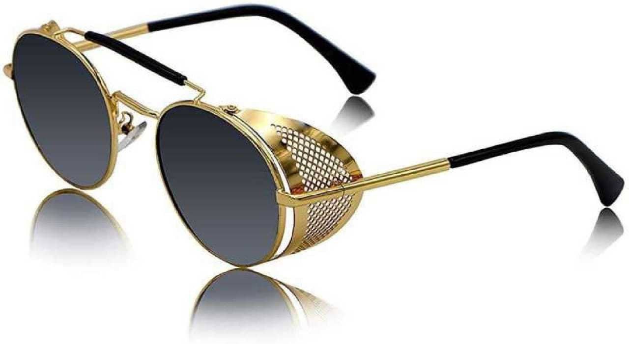 PIRASO Black Round Sunglasses ( Pack of 1 ) - Sunglasses | Buy online on ZillyBuy