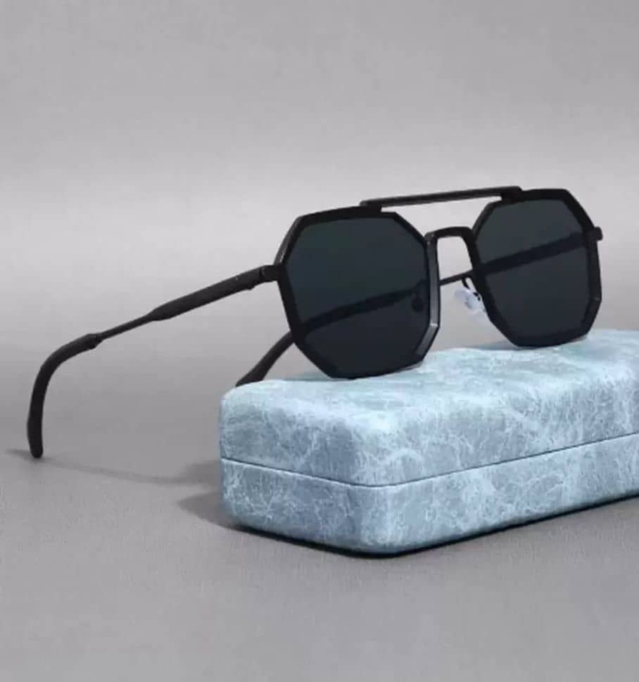 PIRASO Black Square Sunglasses ( Pack of 1 ) - Sunglasses | Buy online on ZillyBuy
