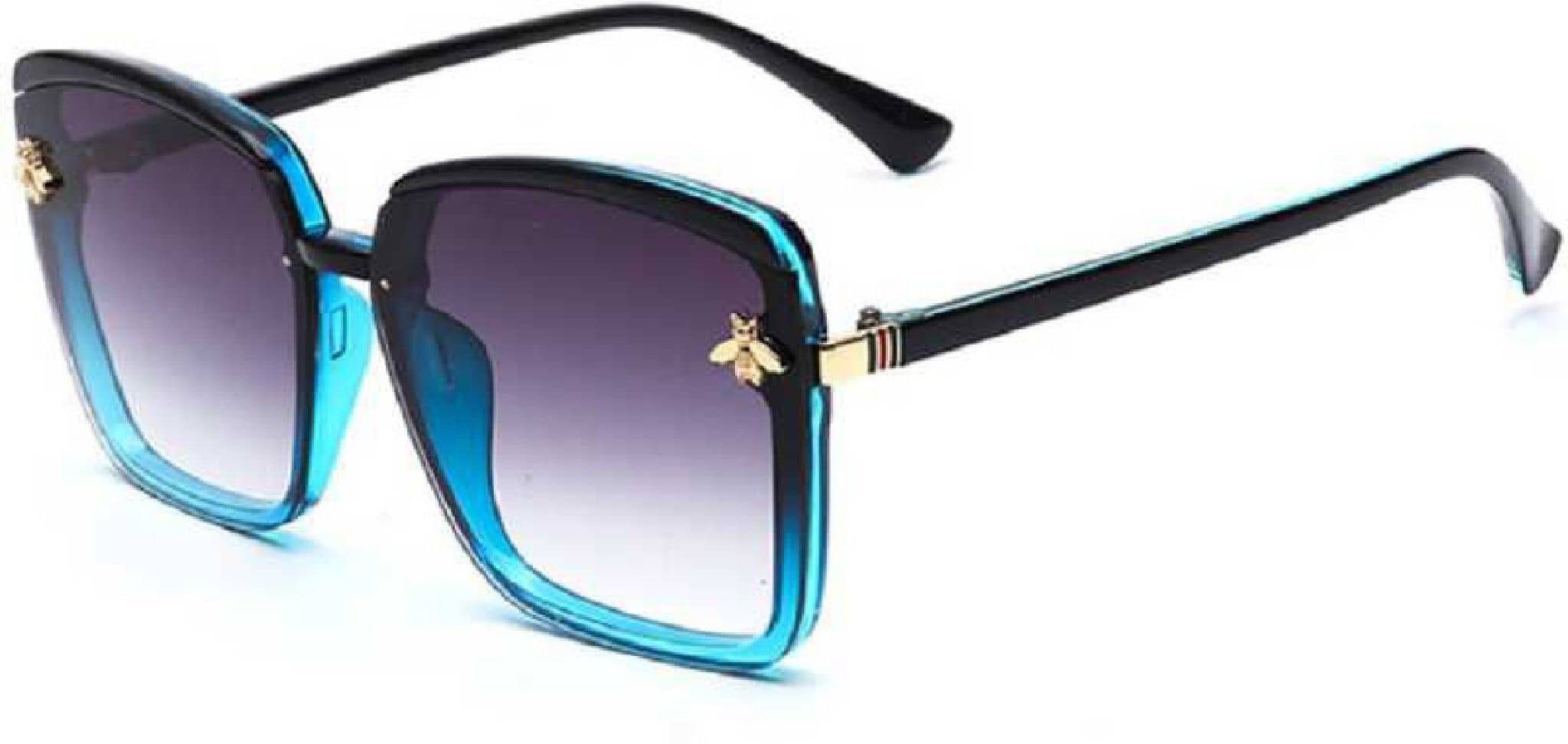 PIRASO Blue Oversized Sunglasses ( Pack of 1 ) - Sunglasses | Buy online on ZillyBuy