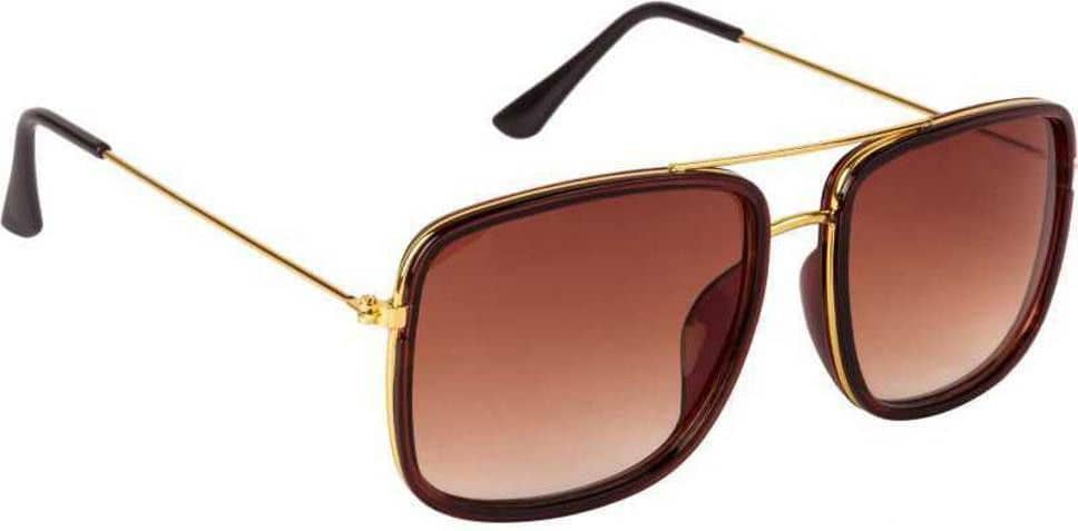 PIRASO Brown Square Sunglasses ( Pack of 1 ) - Sunglasses | Buy online on ZillyBuy