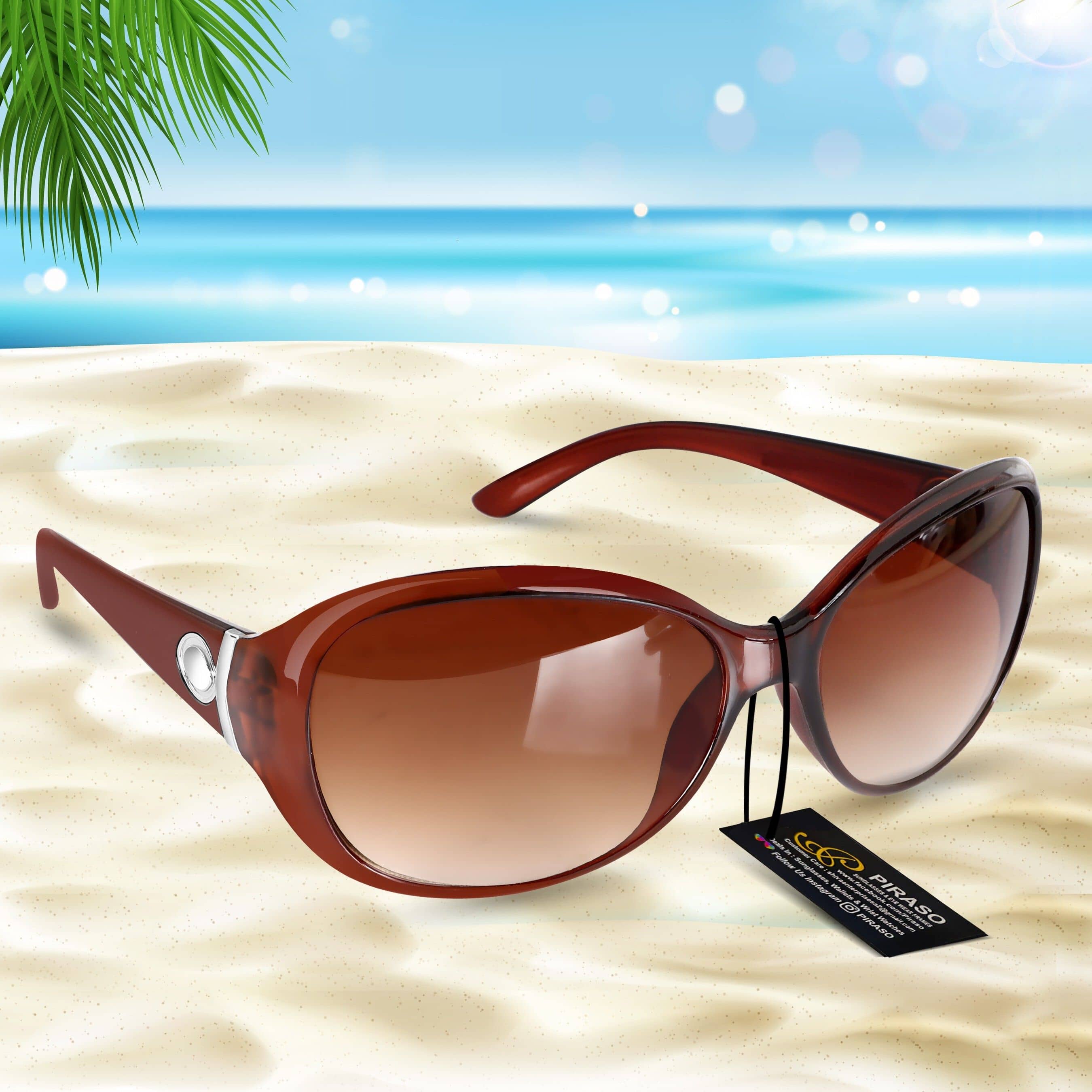PIRASO Multicolor Oval Sunglasses ( Pack of 1 ) - Sunglasses | Buy online on ZillyBuy