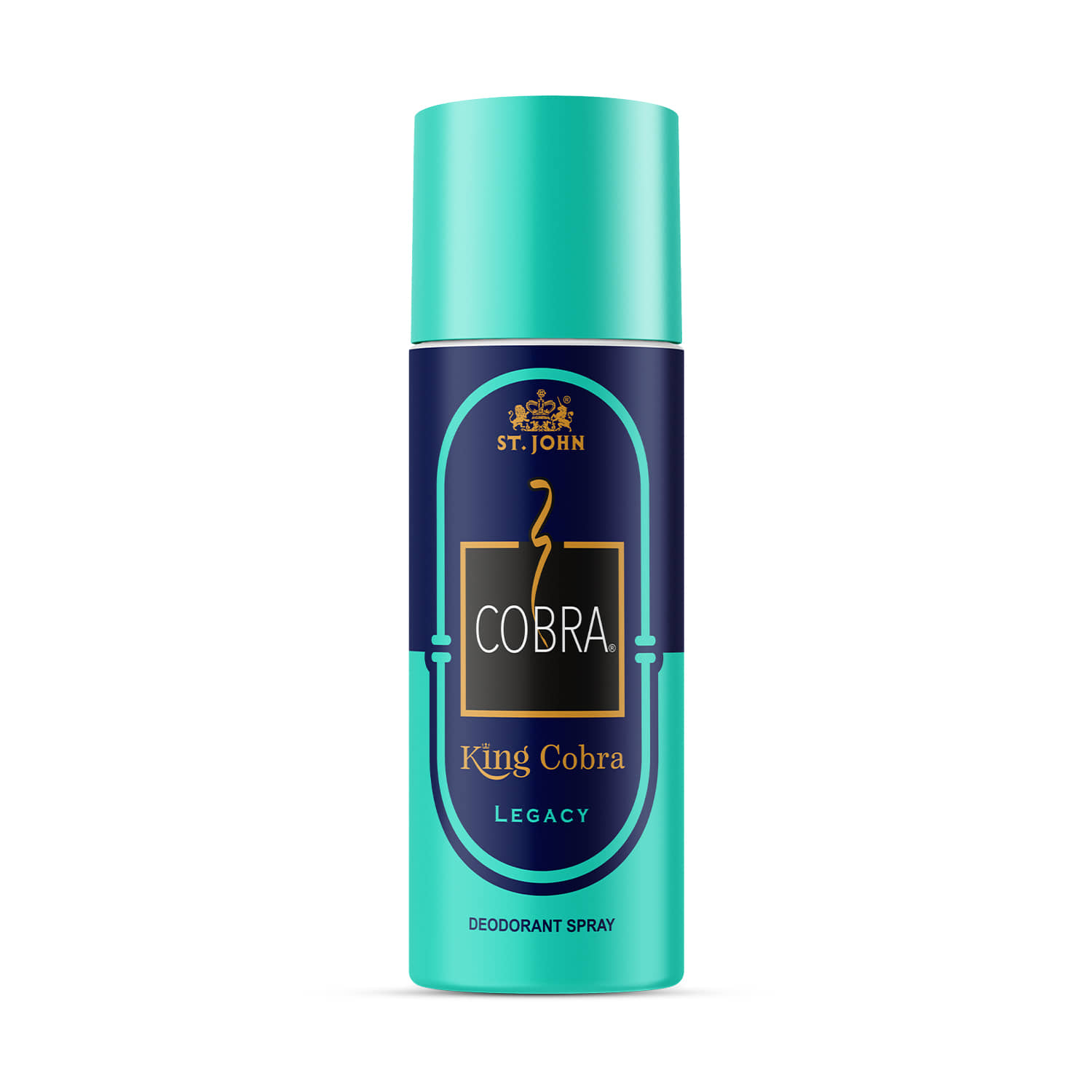 St. John King Cobra Legacy Long Lasting Deodorant Spray for Men 150 ml ( Pack of 1 )