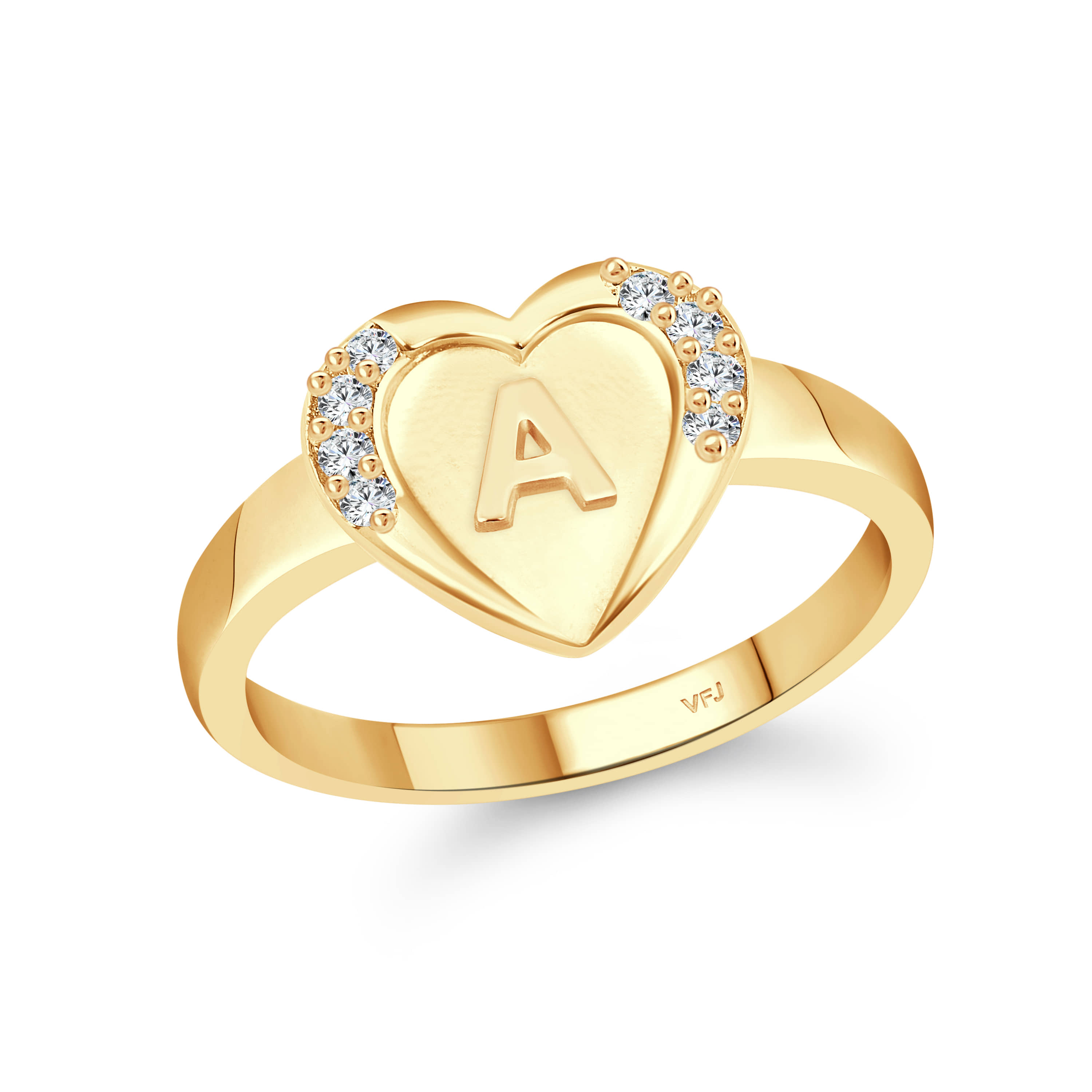 VIVASTRI Golden Wedding Ring ( Pack of 1 )