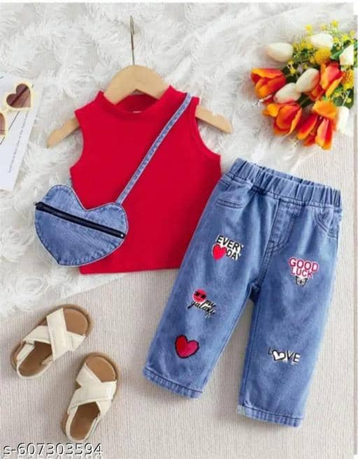ODIMENT Pack of 1 Girls Cotton Blend T-shirt & Shorts ( Multicolor )