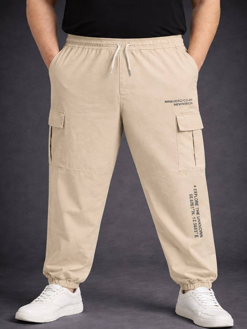 AUSTIVO Regular Men's Cargos - Beige ( Pack of 1 ) - Trousers | Buy online on ZillyBuy