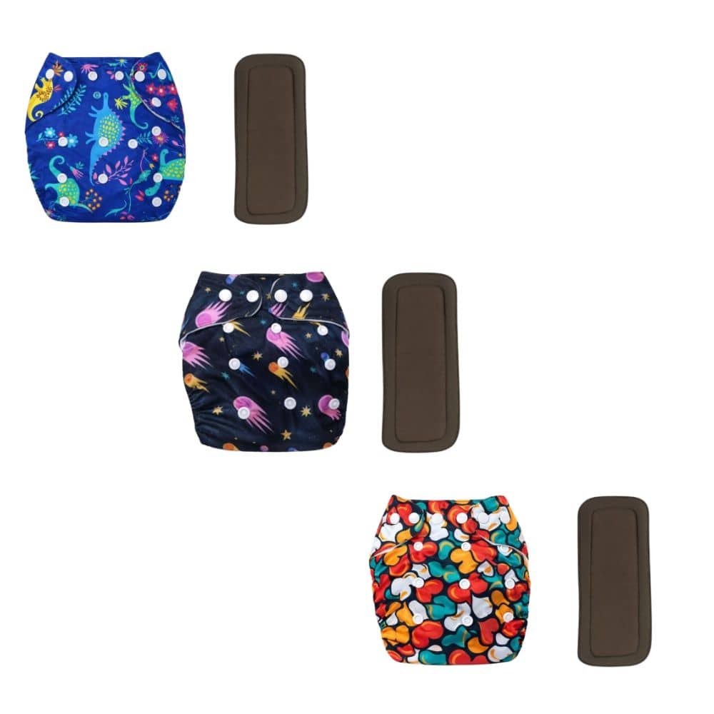 KALRA MAGIC S Cloth Diapers ( Pack of 3 )