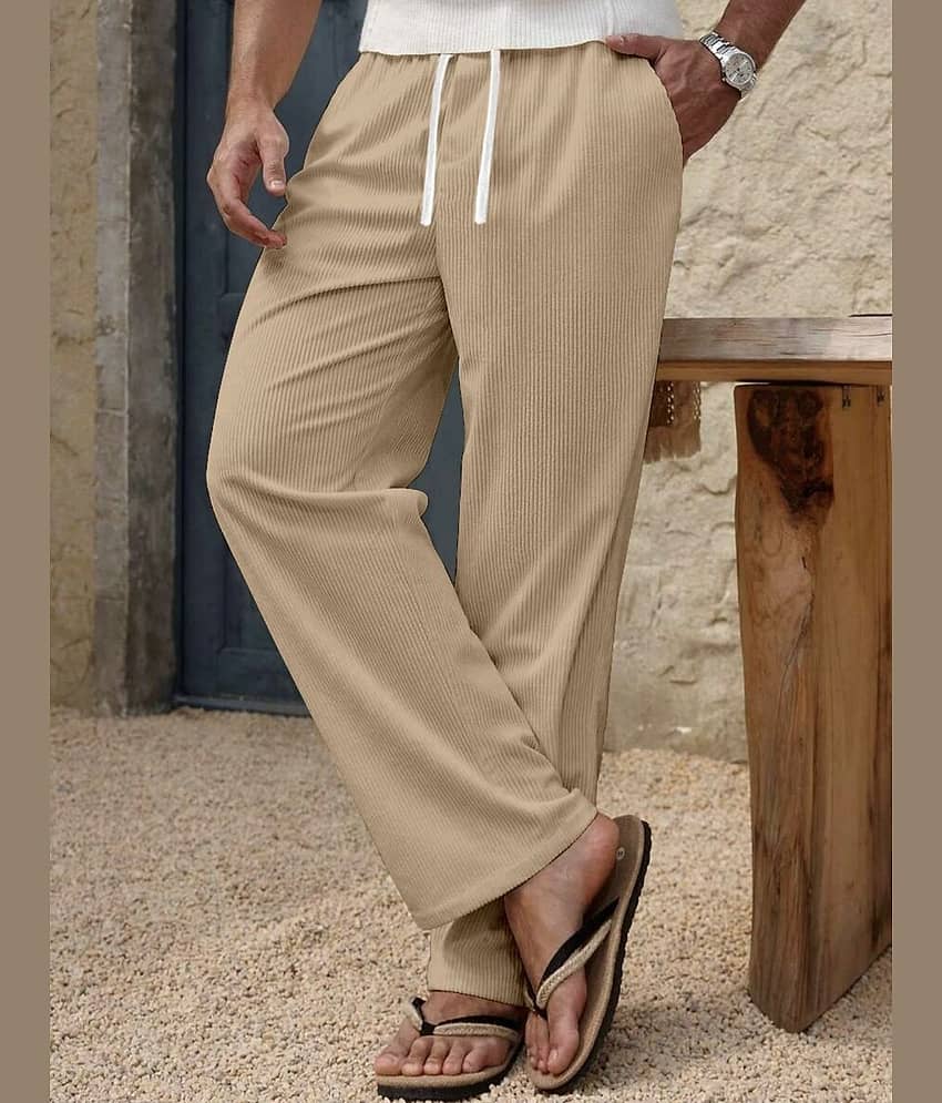 Nofilter Loose Men's Korean Pant - Beige ( Pack of 1 ) - Trousers | Buy online on ZillyBuy