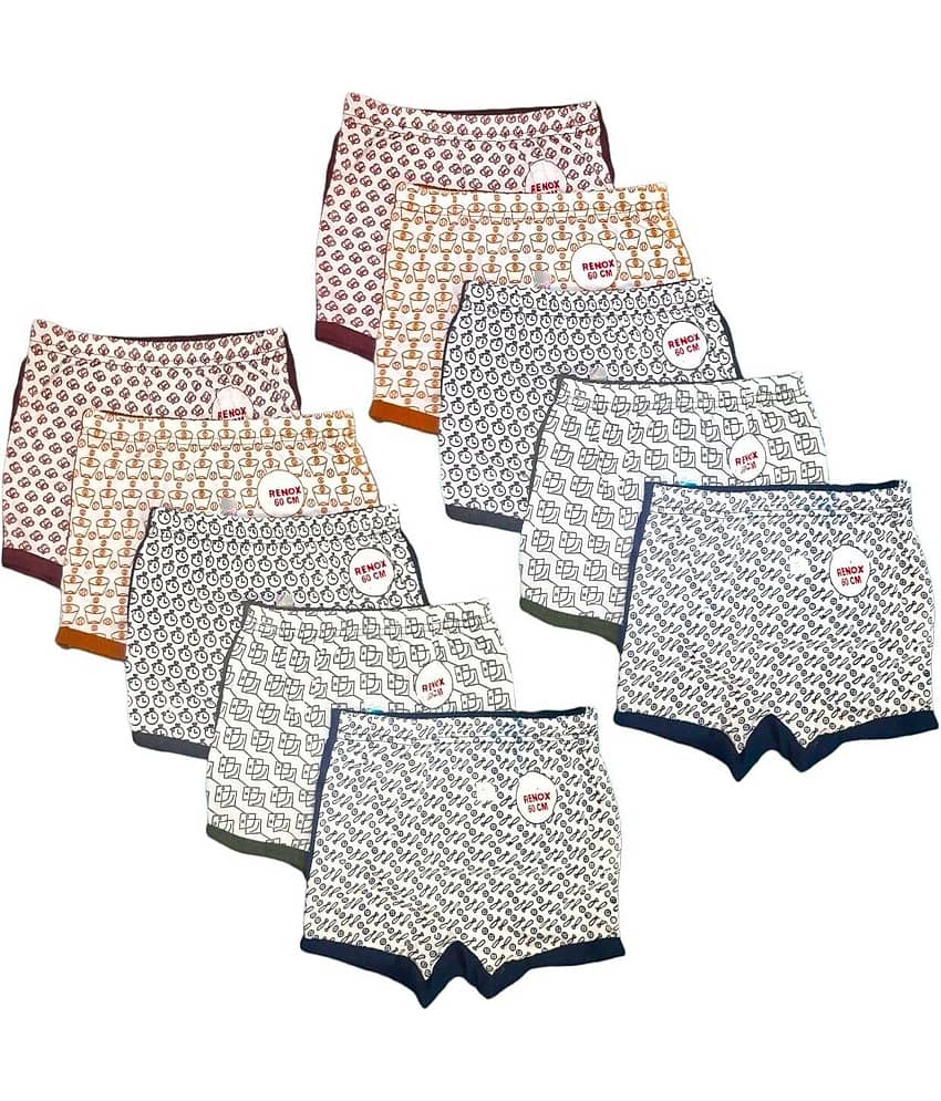 Renox Pack of 10 Boys Cotton Trunks ( Multicolor 10 ) - Nightwear & Loungewear | Buy online on ZillyBuy