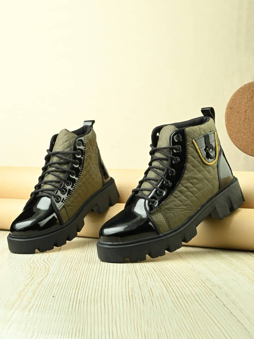 Rising Wolf Green Men's Casual Boots