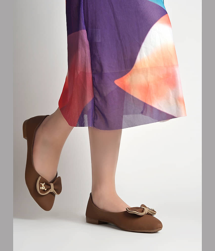Shoetopia Brown Women's Casual Ballerinas - Casual Shoes | Buy online on ZillyBuy