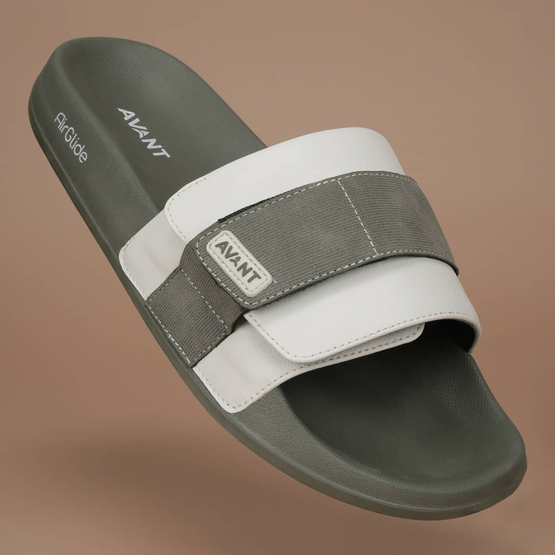 Avant EasyTread Beige Men's Slide Flip Flop