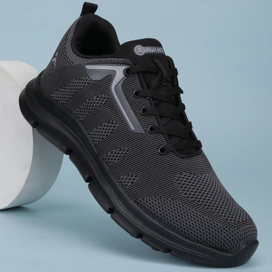 Avant EnduraStep Black Men's Sports Running Shoes - Sports Shoes | Buy online on ZillyBuy
