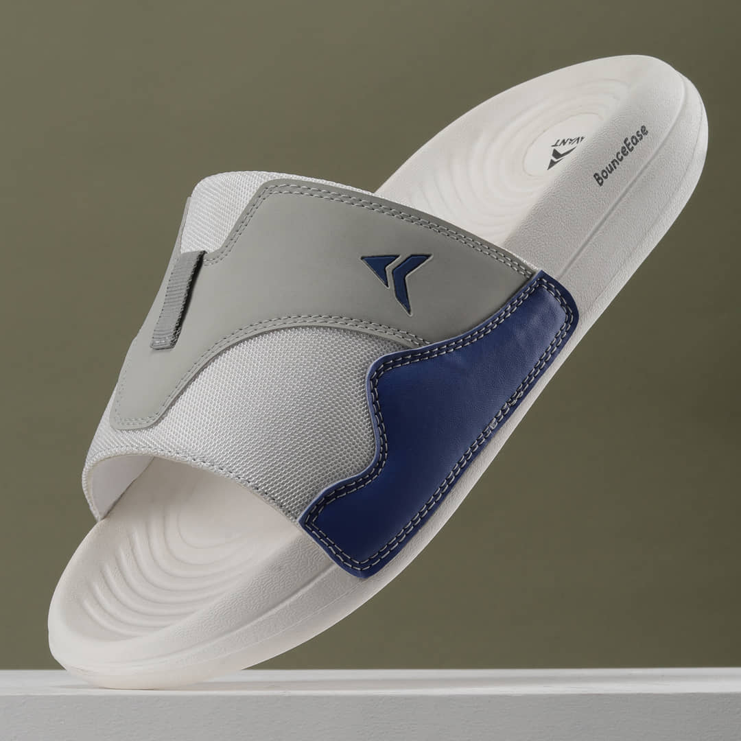 Avant SoftStride White Men's Slide Flip Flop