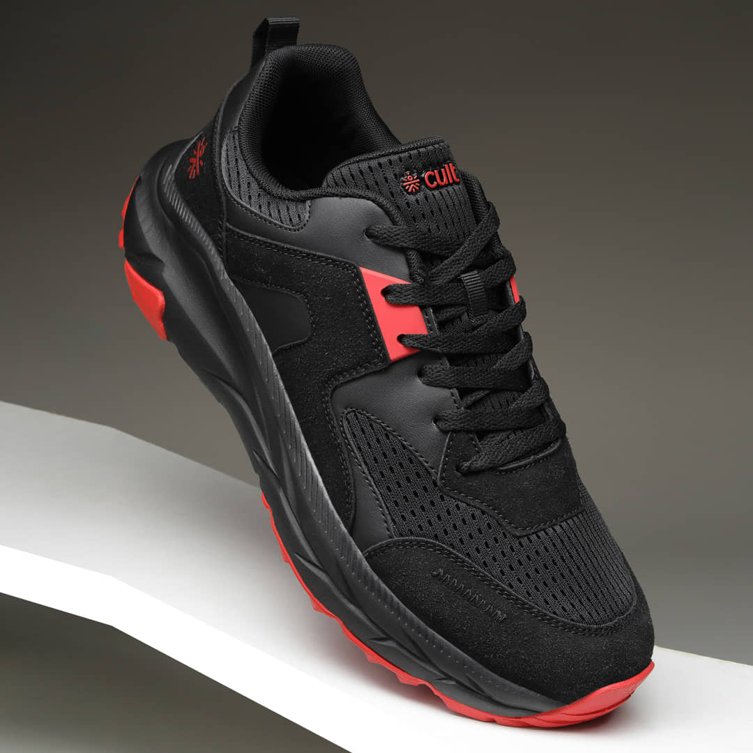 Cult Aerolume Black Hiking Shoes