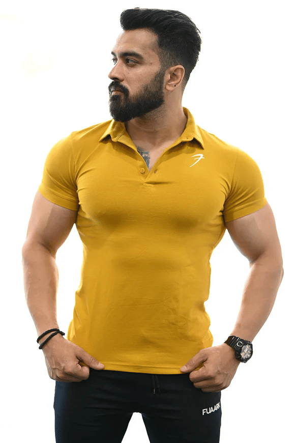 Fuaark - Navy Cotton Regular Fit Men's Sports Polo T-Shirt ( Pack of 1 )