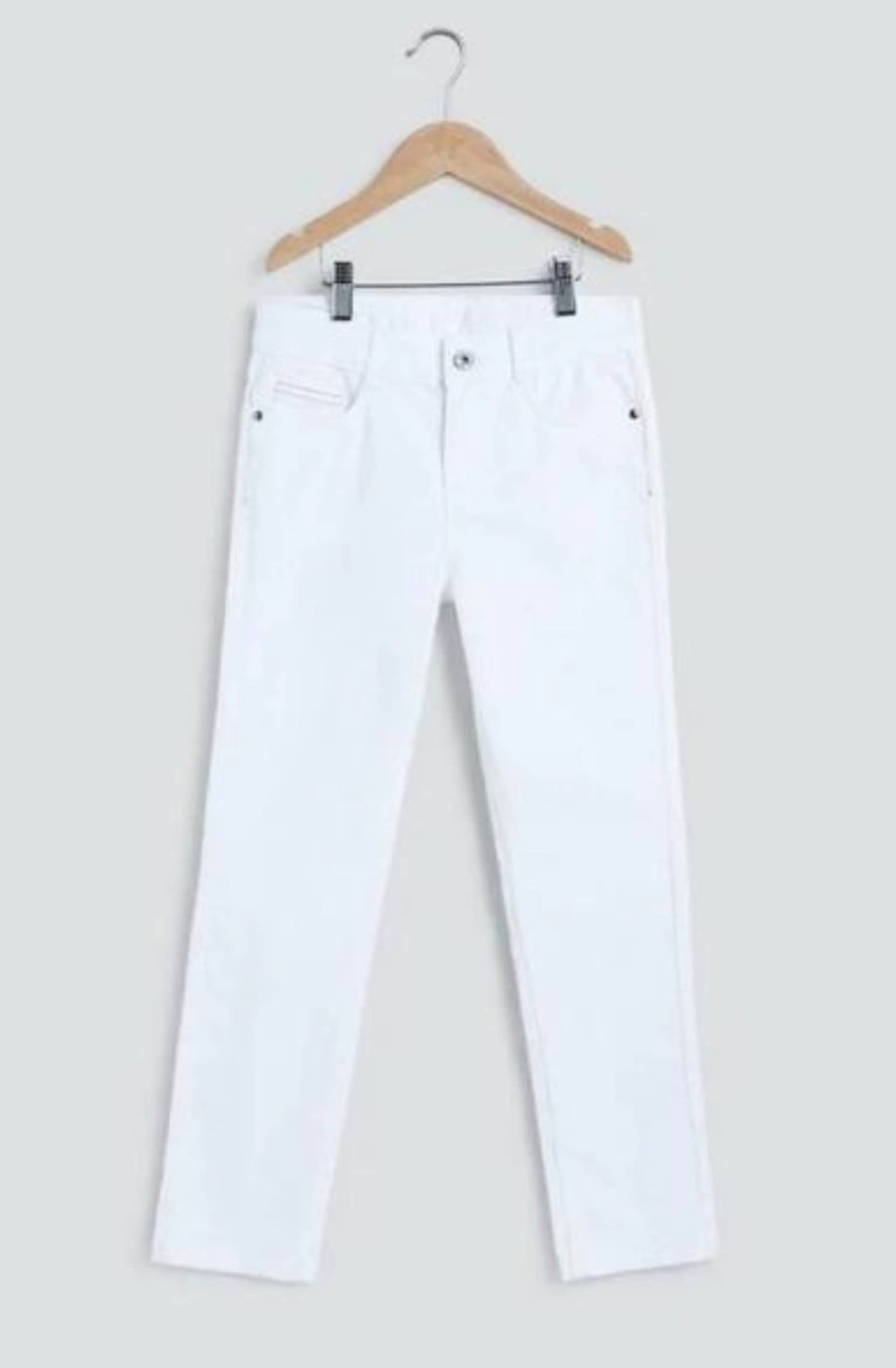 ICONIC ME Pack of 1 Boys 100% Cotton Jeans ( White ) - Jeans | Buy online on ZillyBuy