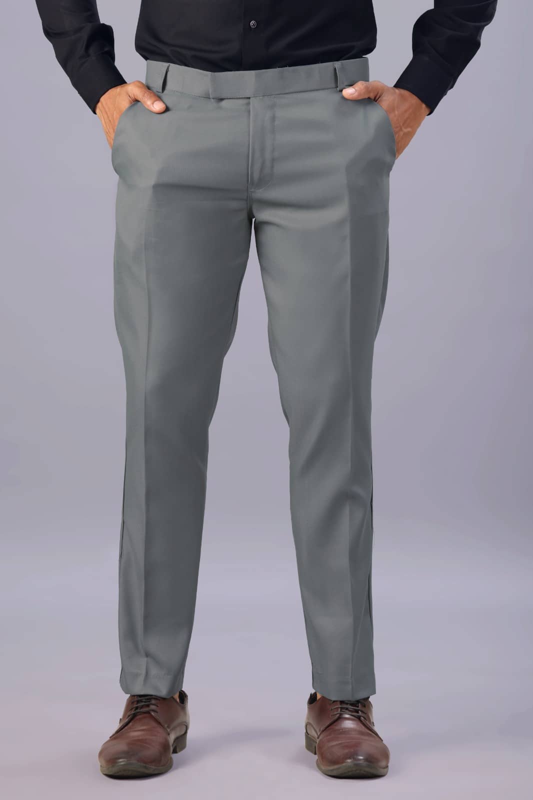 MOUDLIN Regular Men's Formal Trouser - Black ( Pack of 1 ) - Trousers | Buy online on ZillyBuy