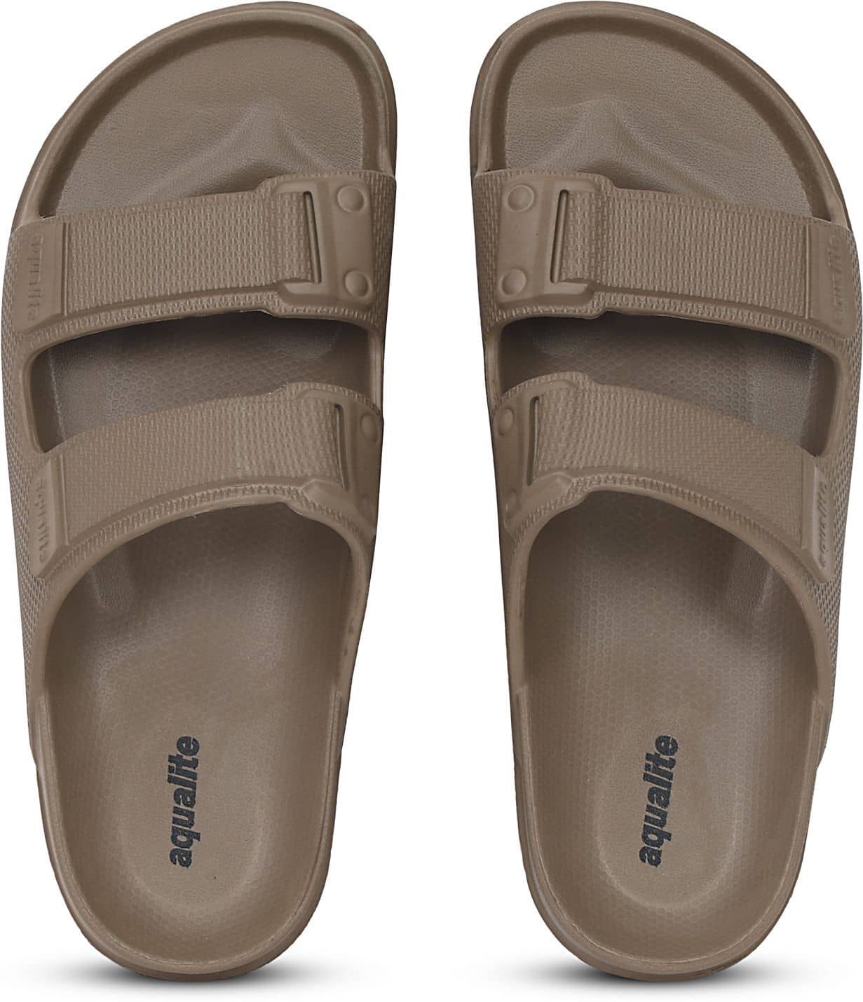 Aqualite Brown Men's Slide Flip Flop