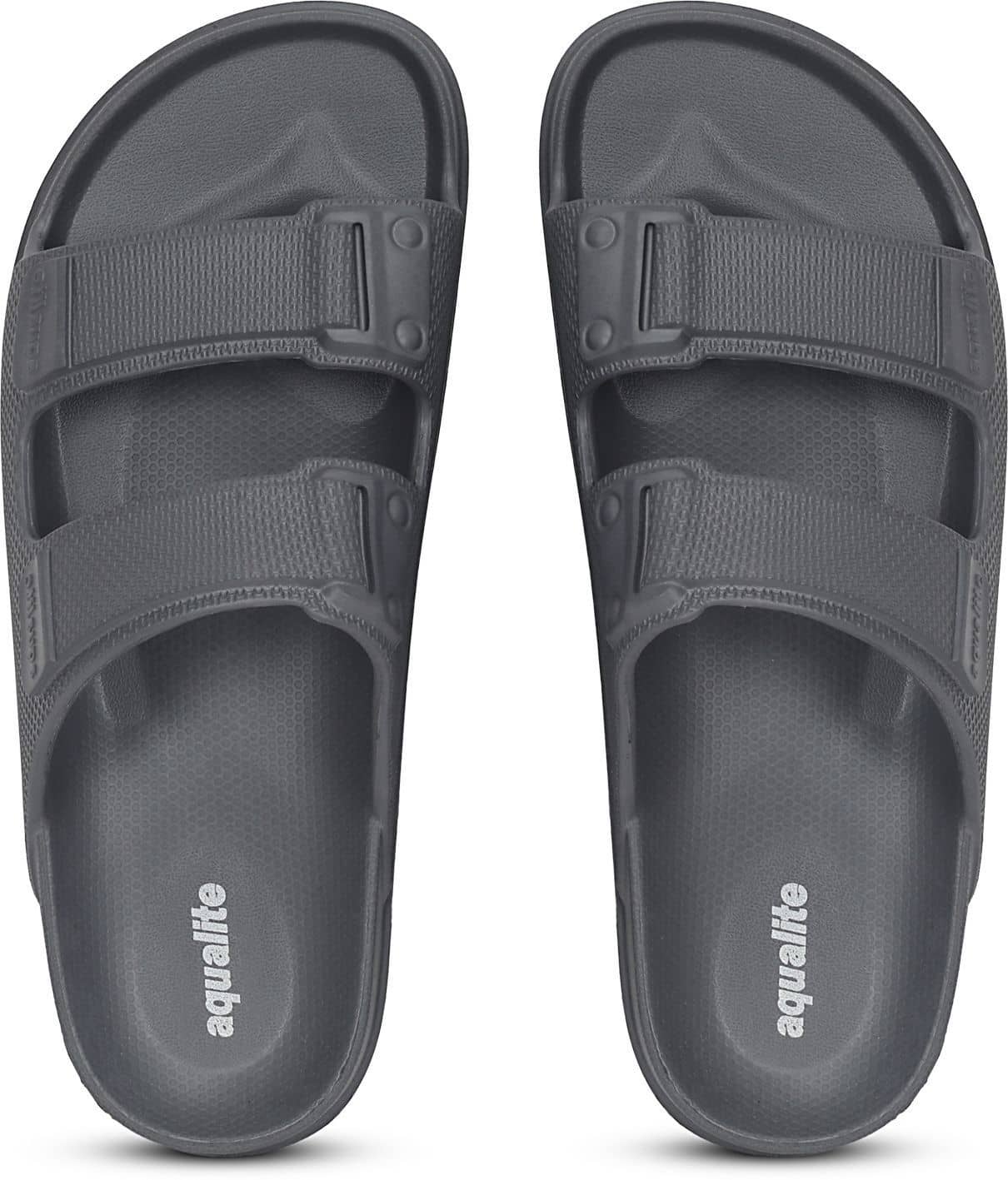 Aqualite Grey Men's Slide Flip Flop