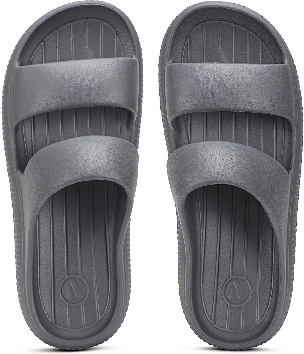 Aqualite Grey Men's Slide Flip Flop