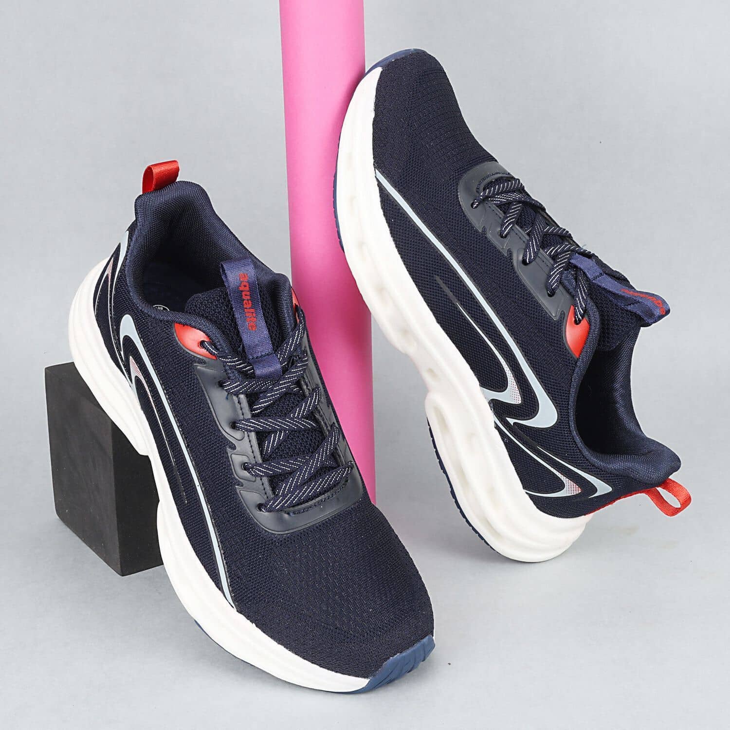Aqualite LOC00036GNBRD Navy Men's Sports Running Shoes - Sports Shoes | Buy online on ZillyBuy
