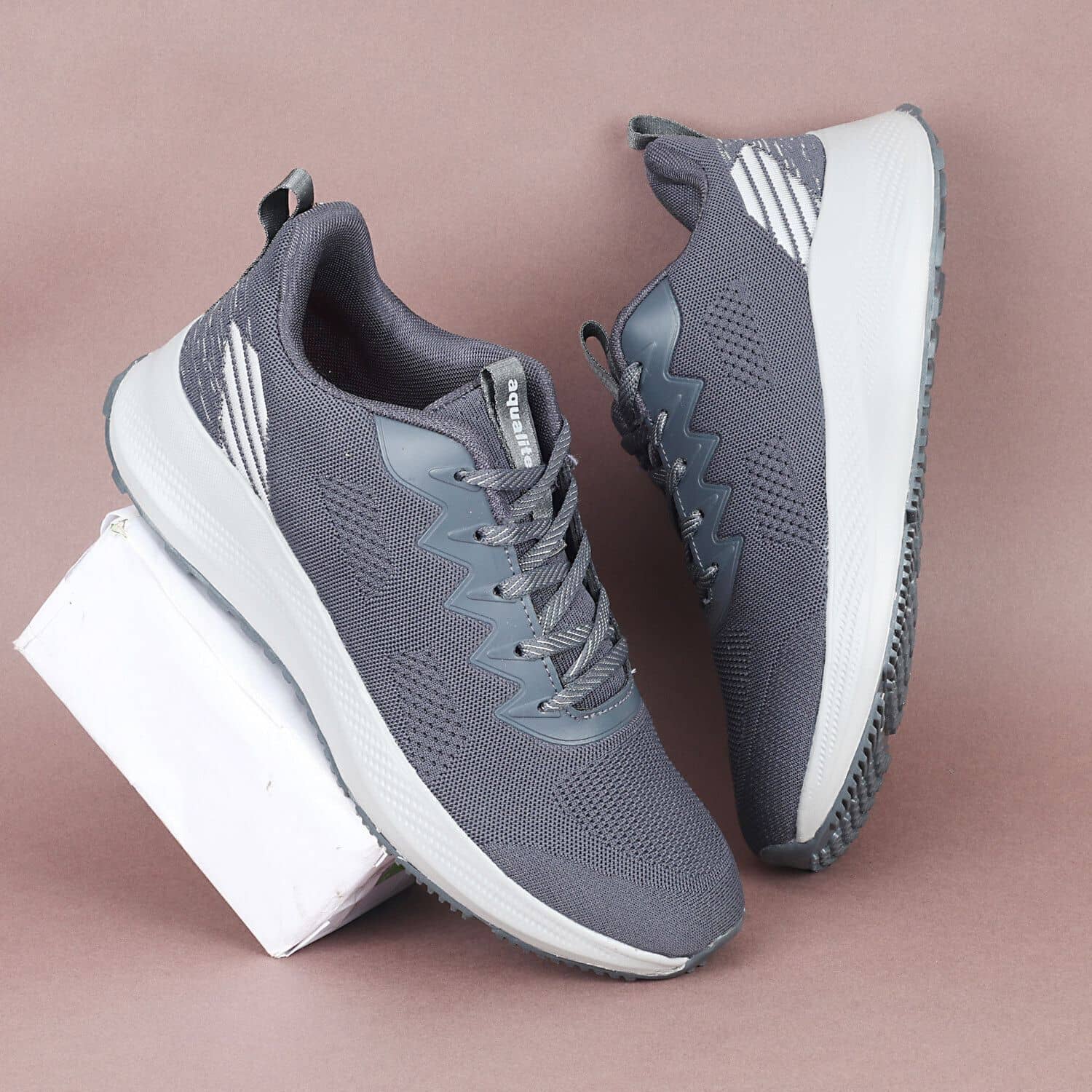 Aqualite LRO00001GLGDG Gray Men's Sports Running Shoes - Sports Shoes | Buy online on ZillyBuy