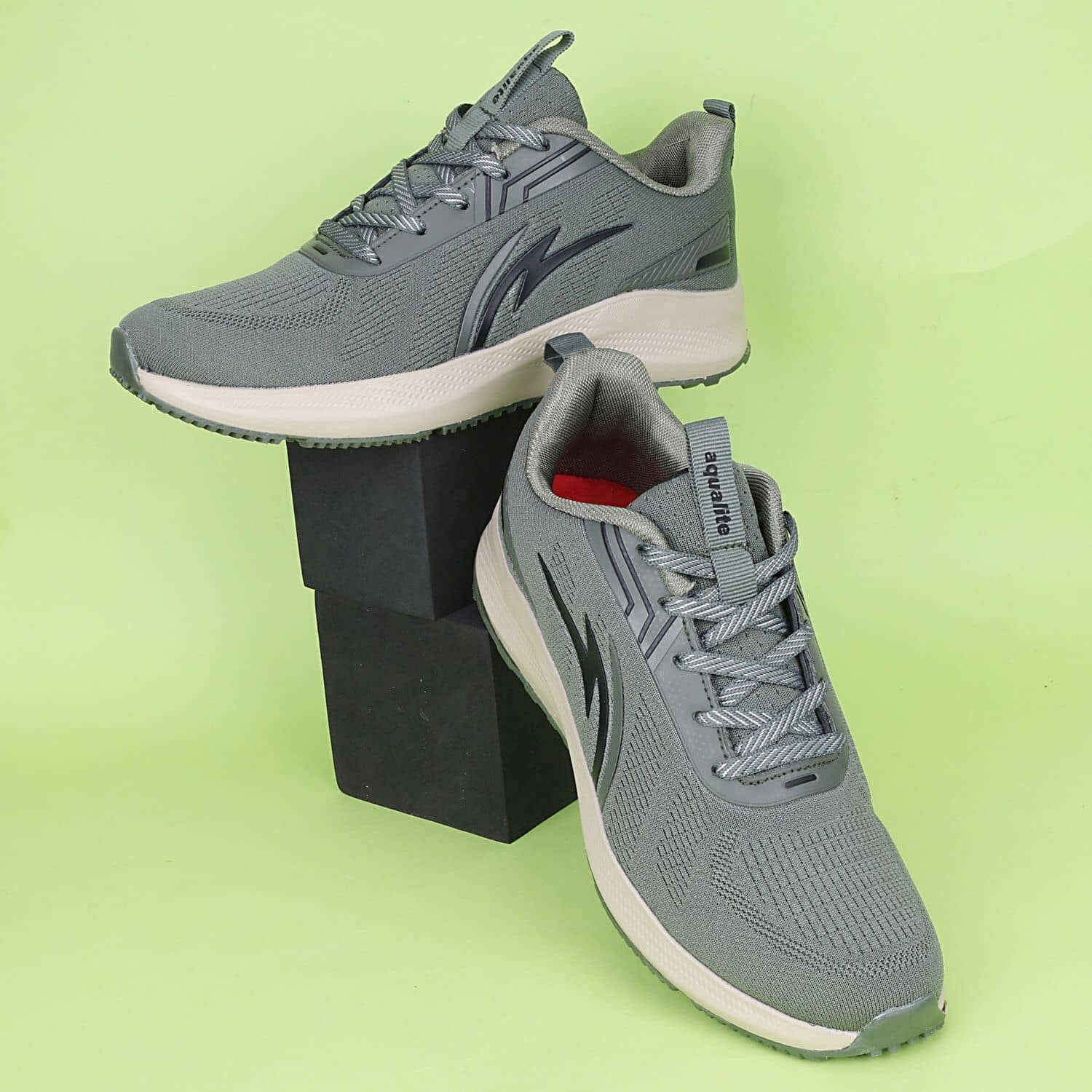 Aqualite LRO00002GOLBK Olive Men's Sports Running Shoes - Sports Shoes | Buy online on ZillyBuy