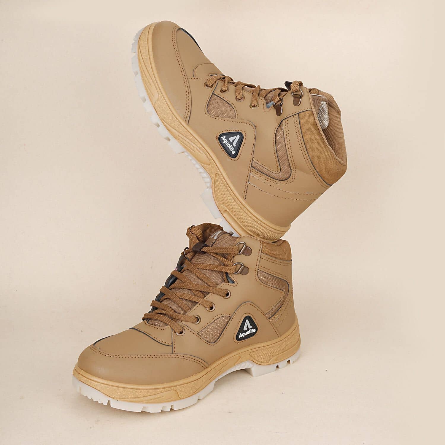 Aqualite Tan Men's Hiking & Trekking Boots