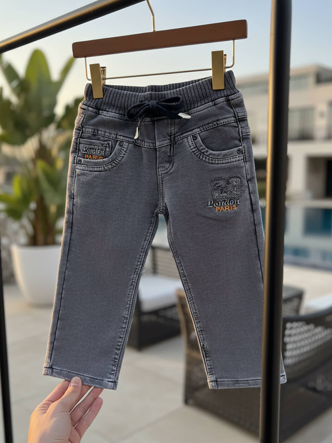JFR Pack of 1 Boys Cotton Blend Jeans ( Grey ) - Jeans | Buy online on ZillyBuy