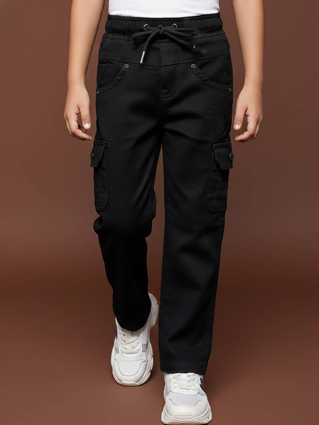 JFR Pack of 1 Boys Cotton Blend Jeans ( Black ) - Jeans | Buy online on ZillyBuy