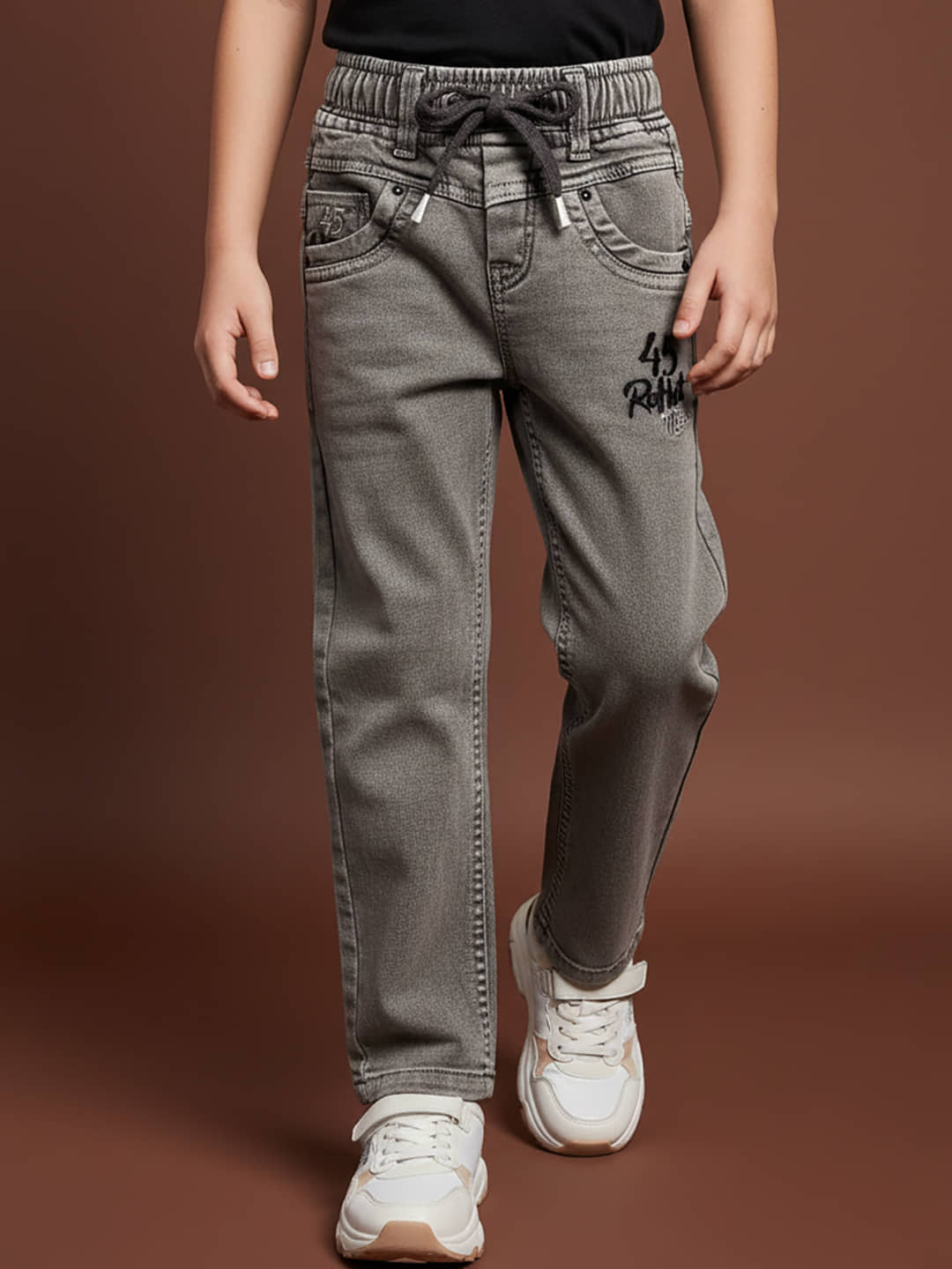 JFR Pack of 1 Boys Cotton Blend Jeans ( Brown ) - Jeans | Buy online on ZillyBuy