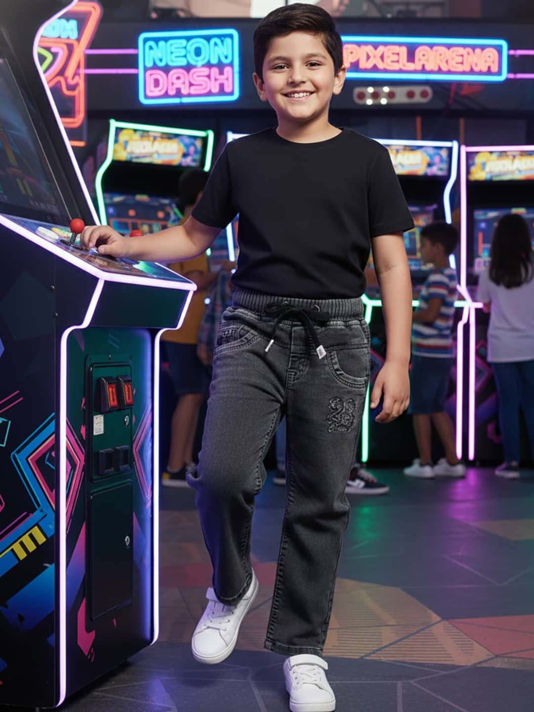JFR Pack of 1 Boys Cotton Blend Jeans ( Multicolor 1 ) - Jeans | Buy online on ZillyBuy