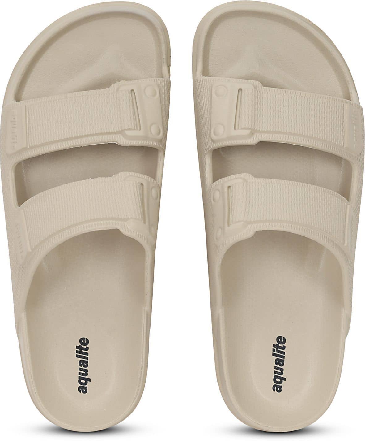 Aqualite Beige Men's Slide Flip Flop