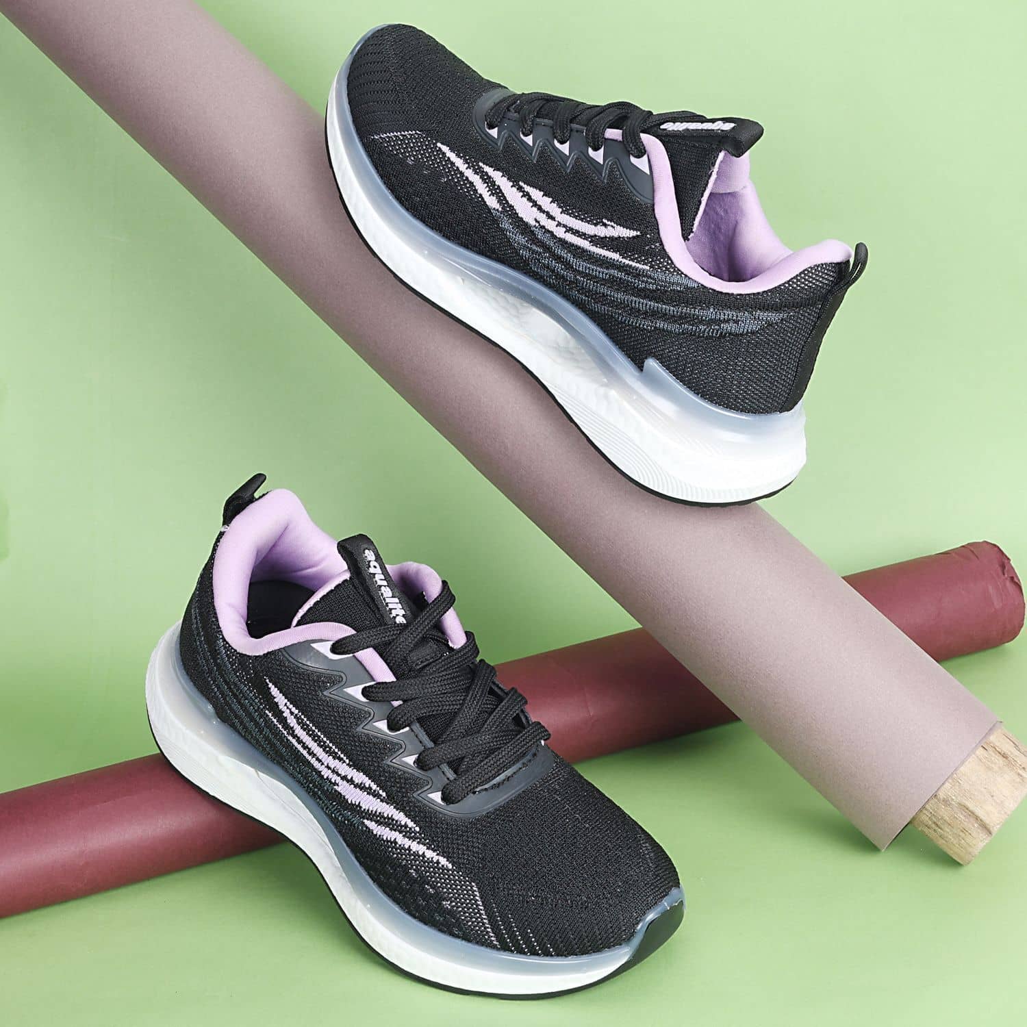 Aqualite - Black Women's Outdoor & Adventure Shoes - Sports Shoes | Buy online on ZillyBuy