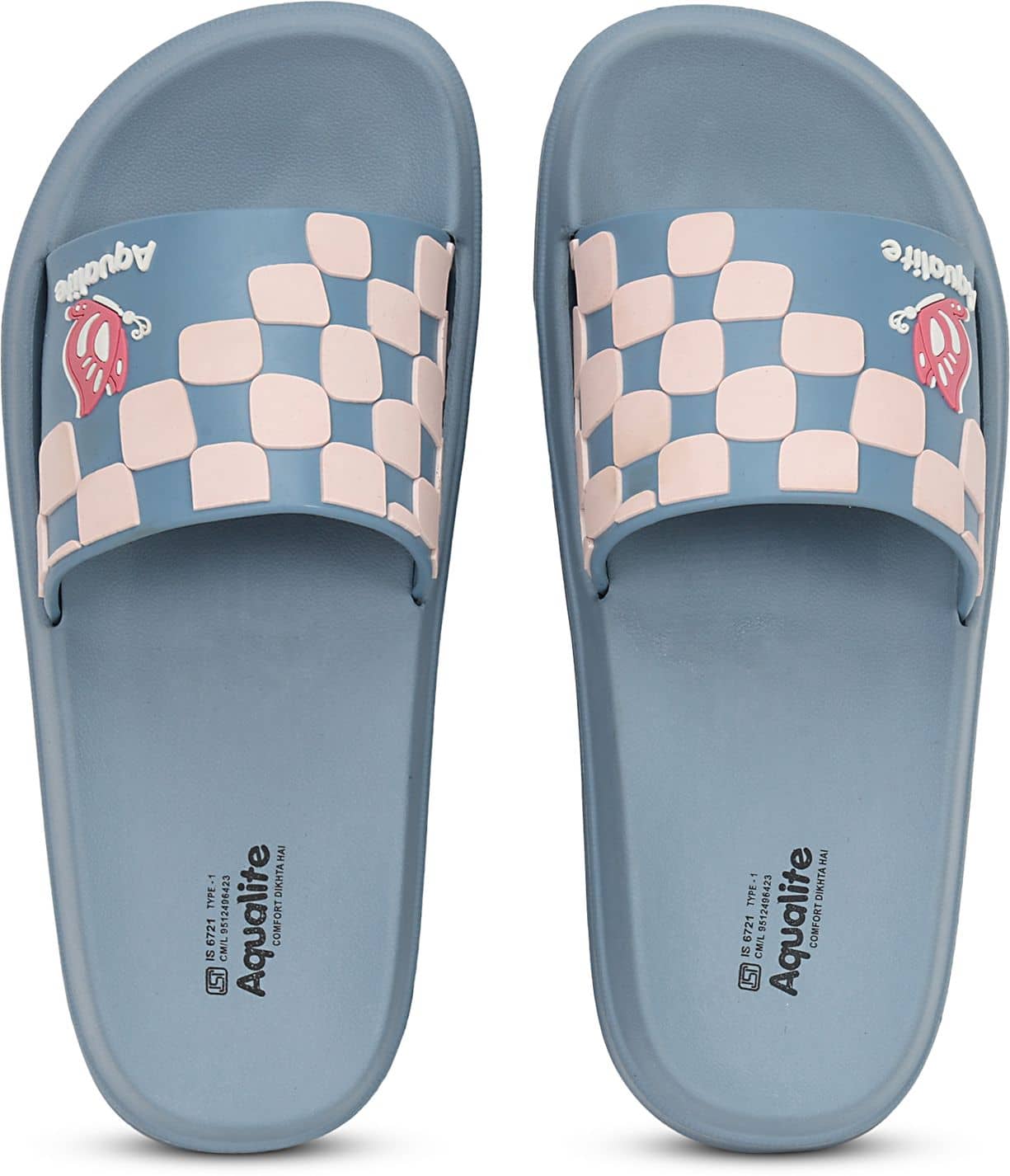 Aqualite Blue Women's Slide Flip Flop