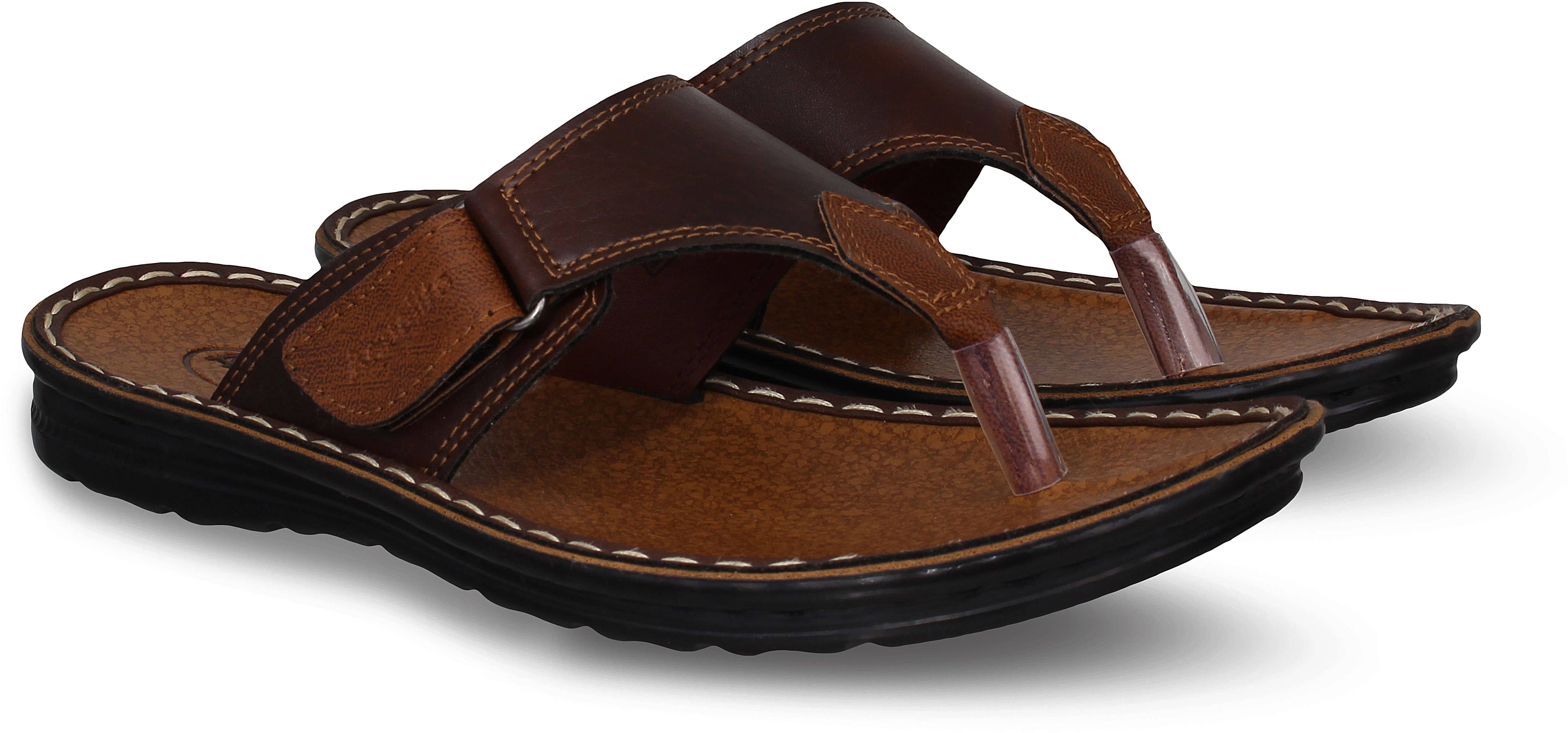Aqualite Brown Men's Thong Flip Flop