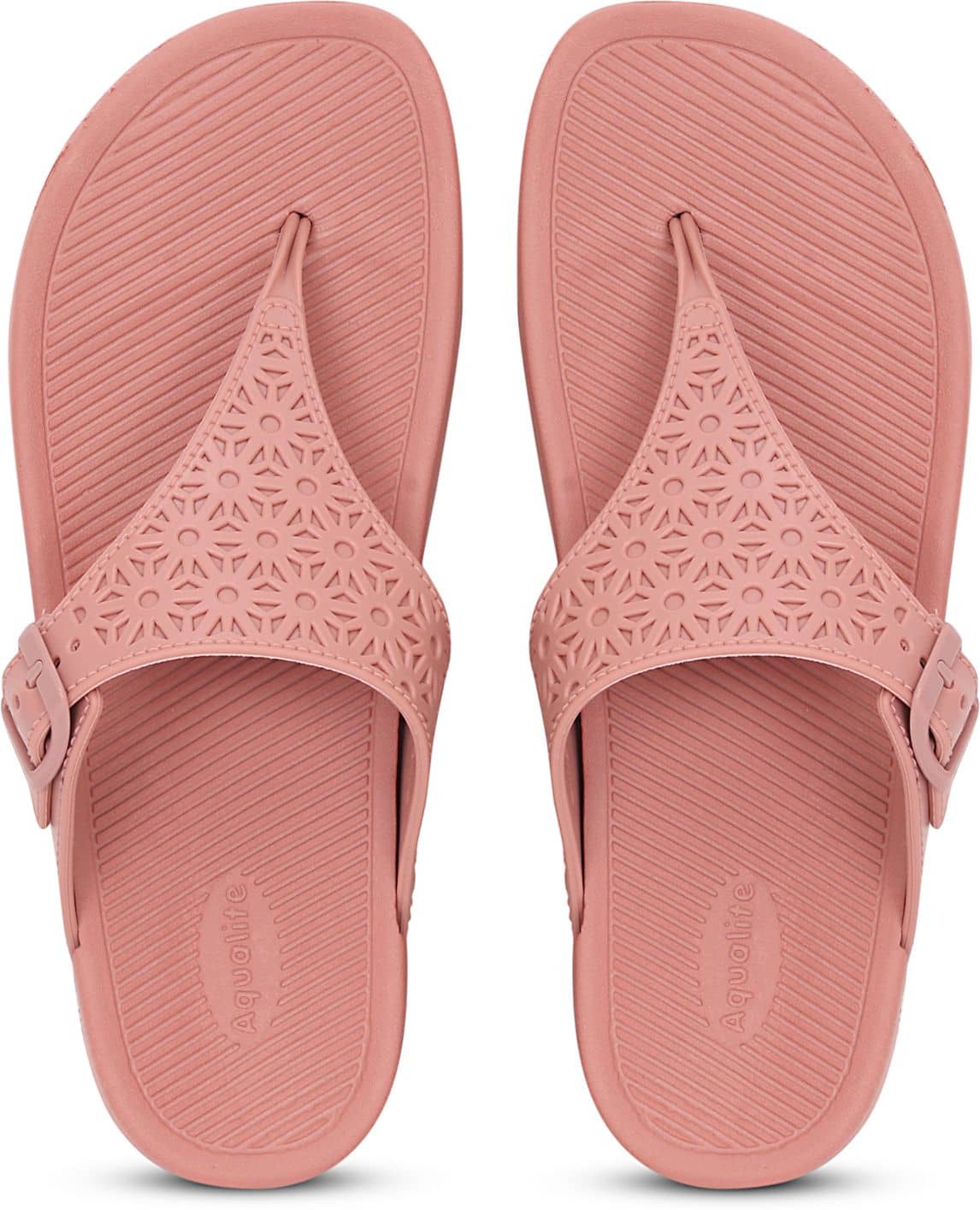 Aqualite Brown Women's Floater Sandals